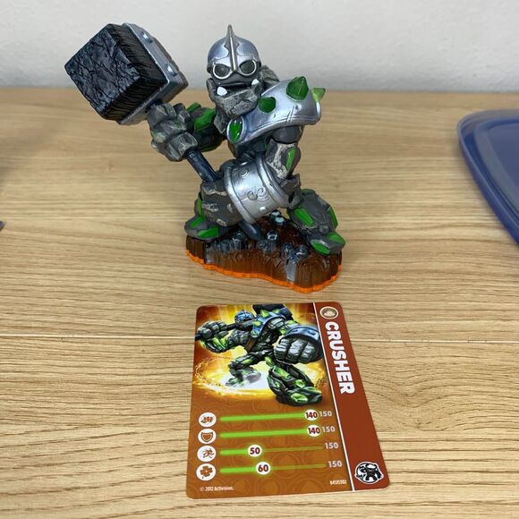 Skylanders Lot of 3 Hex , Boomer and Crusher Figures and Matching Cards - Picture 9 of 11